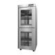Hoshizaki HXHC1A-HGE Healthcare Series Single-Section Warming Cabinet with 4 Wire Shelves, Glass Half Doors, 22.62 Cubic Feet - Right Angle View