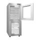 Hoshizaki HXHC1A-HGE Healthcare Series Single-Section Warming Cabinet with 4 Wire Shelves, Glass Half Doors, 22.62 Cubic Feet - With Blankets (Blankets are Not Included)
