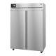 Hoshizaki HXR2A-FS Healthcare Series Two-Section Refrigerator with 8 Wire Shelves, Double Stainless Steel Doors, 50.37 Cubic Feet - Left Angle
