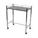 Creative Living Medical INM1501-01 MRI Non-Magnetic Utility Table with Top Shelf & GuardRails