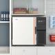 Koolmore KM-PHF-4CUL Ultra Low Temperature Undercounter Medical Freezer with 1 Shelf, Foam Door, 4 Cubic Feet - Front View Actual Use (Items Shown Other than the Freezer are not Included)