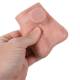 3B Scientific L60 SKINlike™ Testicle Examination Model - Light Skin Tone, A Hand Squeezing the Training Model