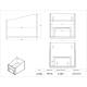 Poltex LABELDISP Label Dispenser with Slide Cutter - Diagram Data Sheet