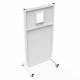 Phillips Safety LB-1012-3672 Opaque Mobile Lead Barrier - Size 36" W x 72" H