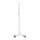 Phillips Safety LB-1224 Mobile Lead Barrier, Glass Window Size 12" H x 24" W - Side View