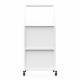 Phillips Safety LB-2430-B-ACR Tilted Mobile Lead Barrier with Acrylic Window Size 24" H x 30" W - Front View