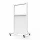 Phillips Safety LB-2436 Mobile Lead Barrier, Glass Window Size 24" H x 36" W - Left Angle