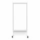 Phillips Safety LB-3060-MRI  MRI Safe Mobile Lead Barrier with Glass Window Size 60" H x 30" W - Front View