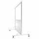 Phillips Safety LB-3648-MRI MRI Safe Mobile Lead Barrier - Glass Window Size 30" H x 48" W