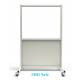 Phillips Safety LB-3648-MRI-ACR MRI Safe Mobile Lead Barrier Acrylic Window Size 30" H x 48" W