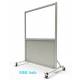 Phillips Safety LB-3648-MRI MRI Safe Mobile Lead Barrier Glass Window Size 30" H x 48" W