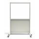 Phillips Safety LB-3648 Mobile Lead Barrier Glass Window Size 30" H x 48" W