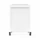 Phillips Safety LB-7429 Collapsible Mobile Lead Barrier - The Acrylic Screen Is In The Lowest Position (Front View).