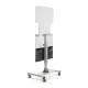 Phillips Safety LB-HR-2438 SoloShield Mobile Radiation Barrier - 45 Degrees Back View