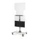 Phillips Safety LB-HR-2438 SoloShield Mobile Radiation Barrier - 45 Degrees Front View