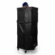 Phillip Safety LB-MB-AHWB Adjustable Height Wraparound Mobile Lead Barrier - Fully Extended Angle View