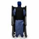 Phillip Safety LB-MB-AHWB Adjustable Height Wraparound Mobile Lead Barrier - Fully Extended Back View