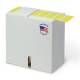 Globe Scientific LCR-33X13Y Cryogenic Label Roll for 1.5-2.0 mL Tubes - 33 mm x 13 mm, Yellow