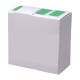 Globe Scientific LCR-38X19G Cryogenic Label Roll for General Use - 38 mm x 19 mm, Green