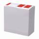 Globe Scientific LCR-38X19R Cryogenic Label Roll for General Use - 38 mm x 19 mm, Red