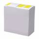 Globe Scientific LCR-38X19Y Cryogenic Label Roll for General Use - 38 mm x 19 mm, Yellow