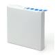 Globe Scientific LCR-95B Cryogenic Label Roll for 0.5-1.5 mL Tubes - 9.5 mm Dots, Blue