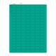 Globe Scientific LCS-24X13G Cryogenic Label Sheet for 0.5 mL Tubes - 24 mm x 13 mm, Green with Label Dimension
