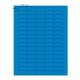 Globe Scientific LCS-33X13B Cryogenic Label Sheet for 1.5-2.0 mL Tubes - 33 mm x 13 mm, Blue with Label Dimension