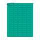Globe Scientific LCS-33X13G Cryogenic Label Sheet for 1.5-2.0 mL Tubes - 33 mm x 13 mm, Green with Label Dimension