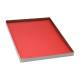 Globe Scientific LCS-33X13R Cryogenic Label Sheet for 1.5-2.0 mL Tubes - 33 mm x 13 mm, Red