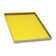 Globe Scientific LCS-33X13Y Cryogenic Label Sheet for 1.5-2.0 mL Tubes - 33 mm x 13 mm, Yellow