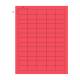 Globe Scientific LCS-38X19R Cryogenic Label Sheet for General Use - 38 mm x 19 mm, Red with Label Dimension