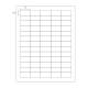 Globe Scientific LCS-38X19W Cryogenic Label Sheet for General Use - 38 mm x 19 mm, White with Label Dimension