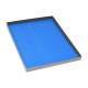 Globe Scientific LCS-38X6B Cryogenic Label Sheet for Microplates - 38 mm x 6 mm, Blue