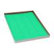 Globe Scientific LCS-43X19G Cryogenic Label Sheet for Cryovials - 43 mm x 19 mm, Green