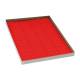 Globe Scientific LCS-43X19R Cryogenic Label Sheet for Cryovials - 43 mm x 19 mm, Red