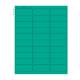 Globe Scientific LCS-67X25G Cryogenic Label Sheet for Racks and Boxes - 67 mm x 25 mm, Green with Label Dimension