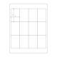 Globe Scientific LCS-76X51W Cryogenic Label Sheet for Racks and Boxes - 76 mm x 51 mm, Label Dimension