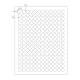 Globe Scientific LCS-D13W Cryogenic Label Sheet for 1.5-2.0 mL Tubes - 13 mm Dots, White with Label Dimension