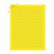 Globe Scientific LCS-D13Y Cryogenic Label Sheet for 1.5-2.0 mL Tubes - 13 mm Dots, Yellow with Label Dimension