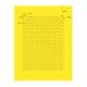 Globe Scientific LCS-D95Y Cryogenic Label Sheet for 0.5-1.5 mL Tubes - 9.5 mm Dots, Yellow with Label Dimension