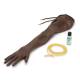 Nasco LF01259 Life/form Pediatric Arm Replacement Skin and Vein Kit - Dark Skin Tone