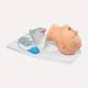 Nasco LF03550 Life/form Airway Larry Adult Airway Management Trainer 2.0 - Light Skin Tone, Side View