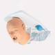 Nasco LF03550 Life/form Airway Larry Adult Airway Management Trainer 2.0 - Light Skin Tone, Top Down View