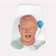 Nasco LF03550M Life/form Airway Larry Adult Airway Management Trainer 2.0 - Medium Skin Tone, Front View