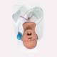 Nasco LF03550M Life/form Airway Larry Adult Airway Management Trainer 2.0 - Medium Skin Tone, Top View