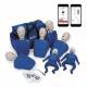 LF06700A CPR Prompt Plus Powered by Heartisense Complete TPAK700 Adult/Child & Infant Manikin Training 7-Pack - Blue (iPhone NOT INCLUDED)