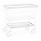 R&B Wire LS-2C Chrome Bottom Shelf for 200 Series Wire Laundry Cart - 200CFC Ghosted Cart (Laundry Cart is Sold Separately)