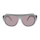 Phillips Safety LS-NDY-66 NDY Laser Safety Glasses - Model 66, Silver, Front View