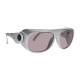 Phillips Safety LS-NDY-66 NDY Laser Safety Glasses - Model 66, Silver, Right Angled View